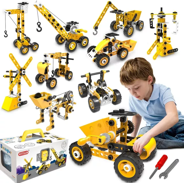 100-Piece STEM Construction Set for Ages 5+ - DIY Building & Engineering Toy Kit