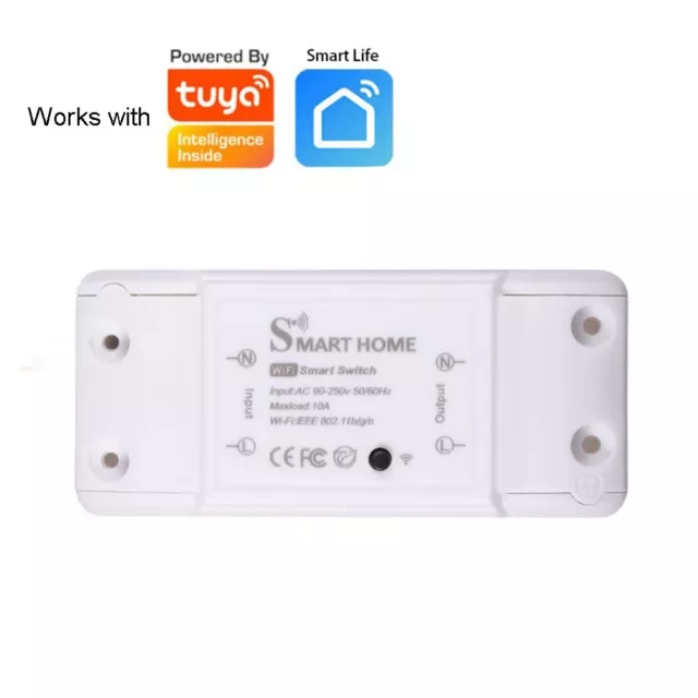 Voice Control Compatible WiFi Switch Mobile App Remote Control Timed Automation