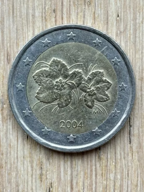 Pièce Monnaie 2 Euros Finlande 🇫🇮 2004 Baie Et Fleur De Lakka Raimo