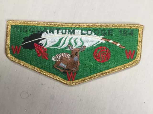 Tisquantum OA Lodge 164 2000 NOAC GMY Flap BSA Patch