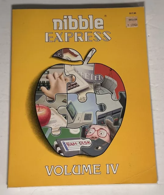 Rare Vintage Apple II IIe IIc IIgs Nibble Express Volume IV By Nibble Magazine