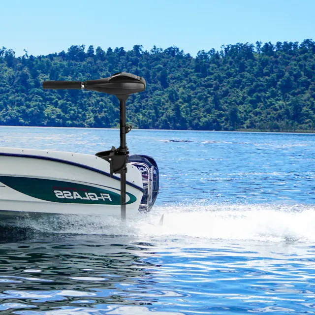 40LBs Electric Heavy Duty Outboard Trolling Motor Kayak Fishing Boat Engine 12V