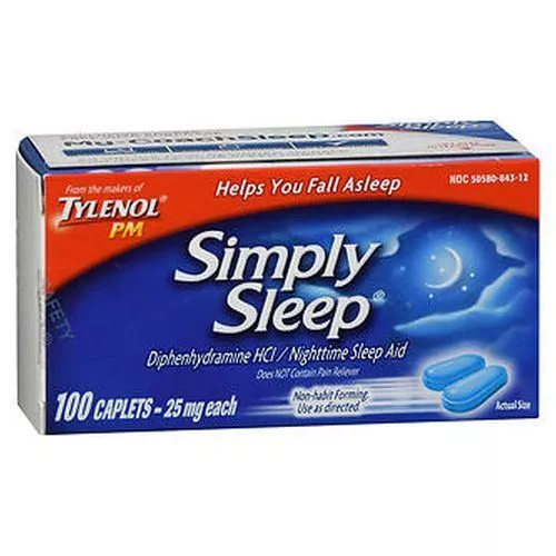 Simply Sleep Nuit Sommeil Soins Comprimés 100 Tablettes Par