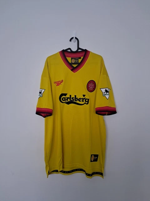 LIVERPOOL AWAY SHIRT Jersey 1997/1998/1999 Gerrard Size XL