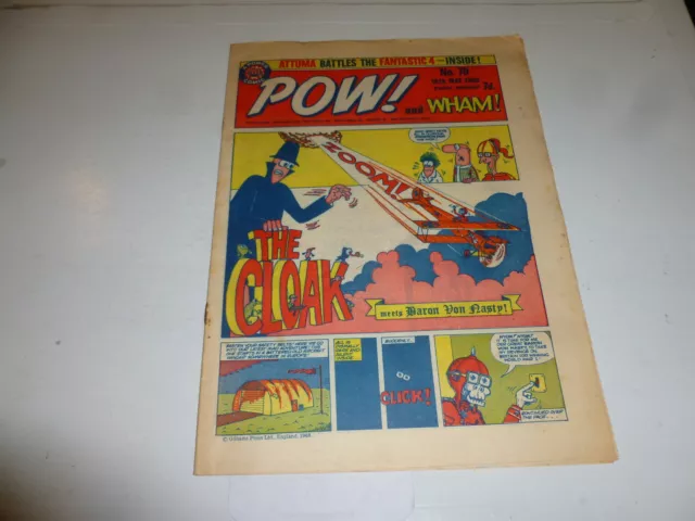 POW! & WHAM Comic - No 70 - Date 18/05/1968 - Power Comic