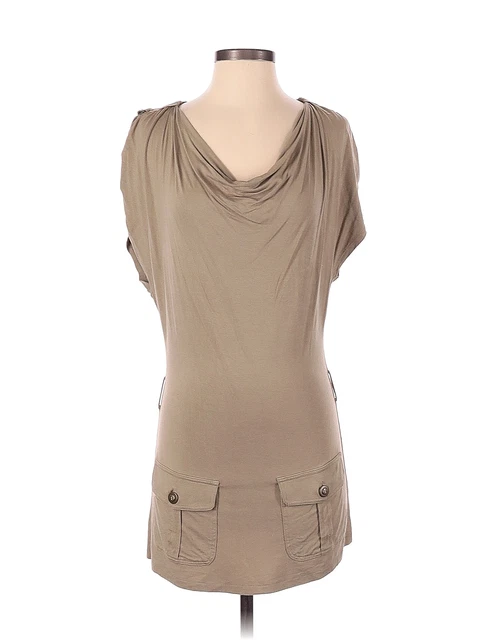 Cache Women Brown Casual Dress XS
