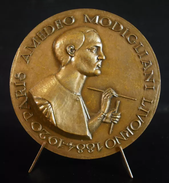 Medal Painter Sculptor Amedeo Modigliani Psyche Venus Sc Loekie Metz 2
