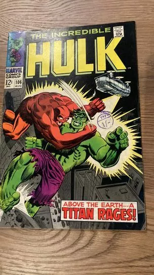 The Incredible Hulk #106 - Back Issue - Marvel Comics - 1968