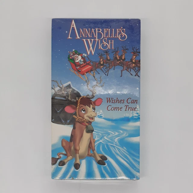 ANNABELLE'S WISH VHS Christmas Santa Cartoon Animated Hallmark Vintage ...