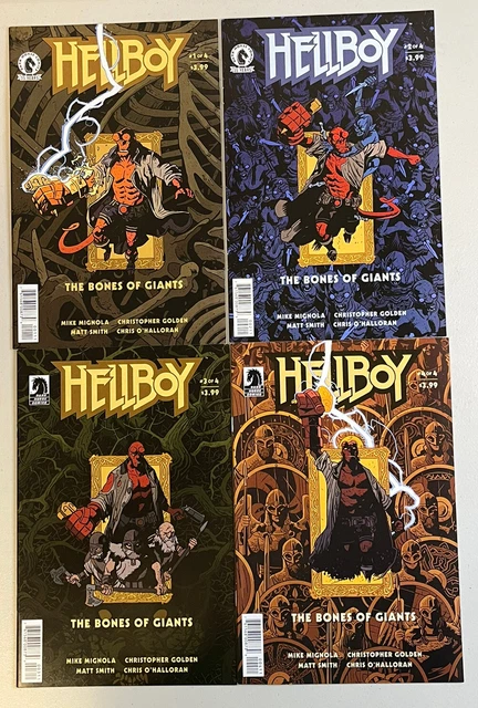 Hellboy The Bones of Giants 1 - 4 Complete set Mike Mignola Christopher Golden