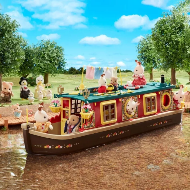 Sylvanian Families River Canal Boat Epoch Japan Calico Critters New