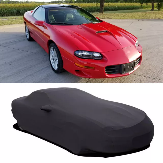 For Chevrolet Camaro 1993-2002 Satin Car Cover Stretch Dustproof INDOOR Garage