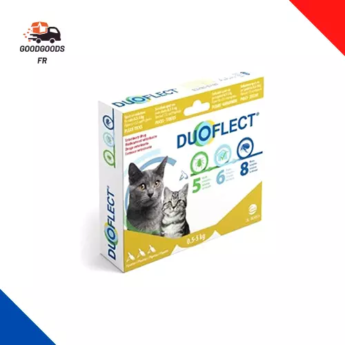 CEVA Duoflect 3 Pipettes De Solutions anti Puces/Poux/Tiques Pour Chat