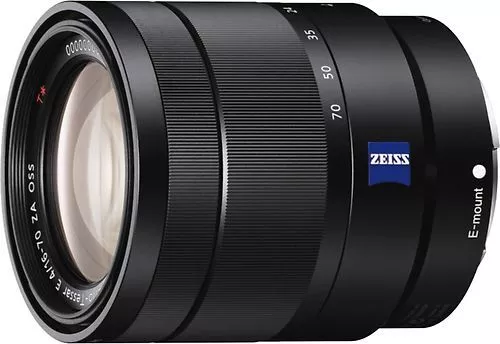 Sony E Vario-Tessar T* 16-70 mm F4.0 OSS ZA 55 mm Filtergewinde (Sony E-mount An