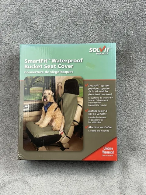 Solvit SmartFit Waterproof BUCKET SEAT Cover for Pets - NEW