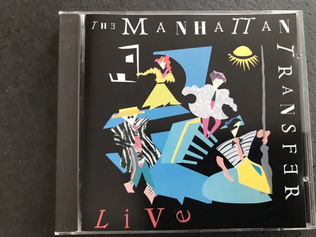 THE  MANHATTAN  TRANSFER   -   Live   ,   CD   1987 ,   Jazz , Pop
