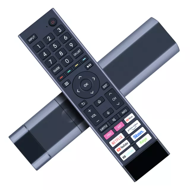 Control remoto ERF3G80H Voz para Hisense TV A7G U7G Serie A7G 43A7G