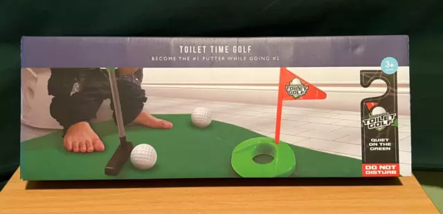 Toilet Time Golf Game Become the #1 putter while going #2