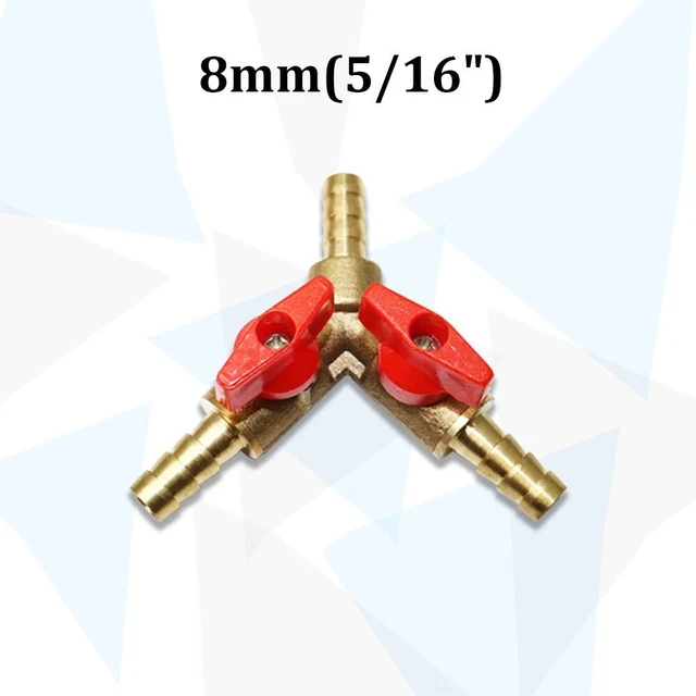 Vanne à Bille Absperren 8 MM Tuyau de Raccordement Neuf Et Haute Qualité