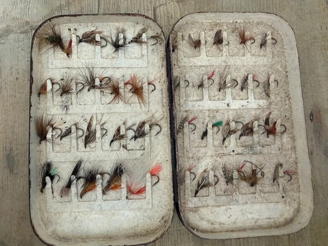 Mouches De Pêche Anciennes Dan Bailey, Truite, Topwater, Multicolores, Neuves