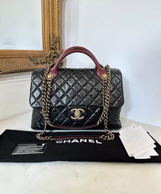 CHANEL CC FLAP Bag Quilted Leather Portobello Tote RRP £8990 Authentic  £5,500.00 - PicClick UK
