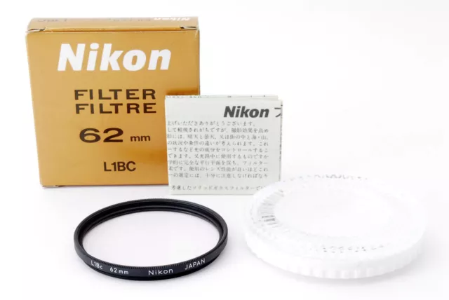 *Unused Boxed* Genuine Nikon L1BC Skylight Circular Filter 62mm Japan 379765