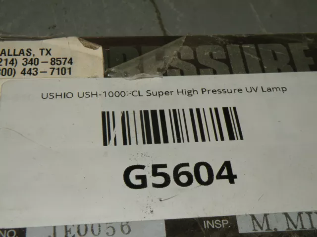 Ushio USH-100FCL Super High Pressure Mercury Lamp USH-1000FCL 3