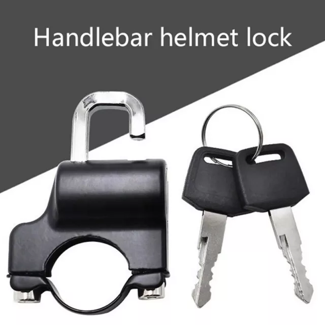 1Set Electric Handlebar Helmet Lock Universal Anti-Theft Motorcycle Helmet L~ Sp