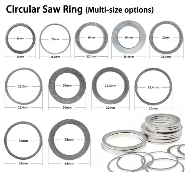 Circular Saw Ring Adapter Cutting Disc Conversion Ring Inner Hole Adapter