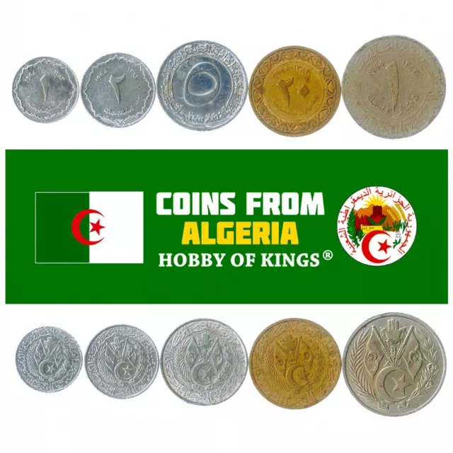 5 Different Coins From African Countries. African Money, Currency Collection 3