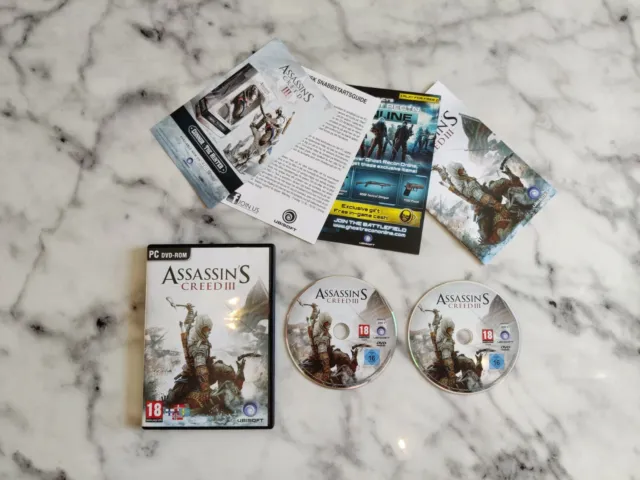 Assassin's Creed III 3 - Microsoft Windows PC - Ubisoft - *Great Condition*