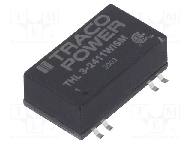 1 pcs x TRACO POWER - THL 3-2411WISM - Converter: DC/DC, 3W, Uin: 9÷36V, Uout: 5