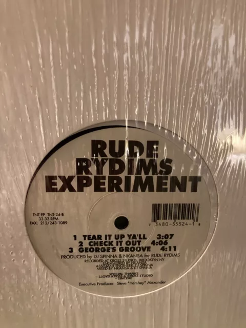 Rude Rydims Experiment - Everybody Bounce  12" Single Vinyl Record VG+ In Shrink