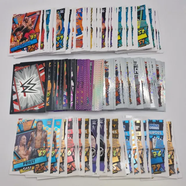 Topps WWE Slam Attax 2021 - Bulk/Bundle of 200+ Cards - Mint Condition