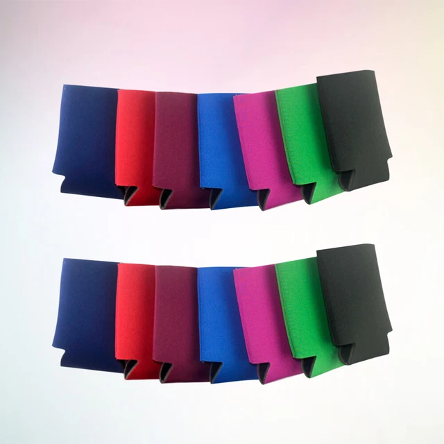 20 PIEZAS Cubiertas de botella de vidrio de neopreno con manga de copa Abrigo de botella aislado para botella
