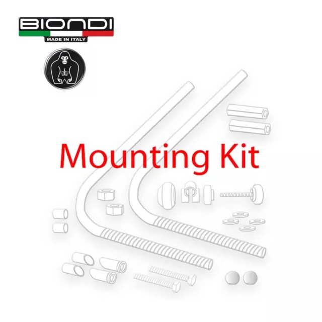 Biondi 8500580 Kit Attacchi Parabrezza Piaggio Beverly Cruiser 250 2007-2011