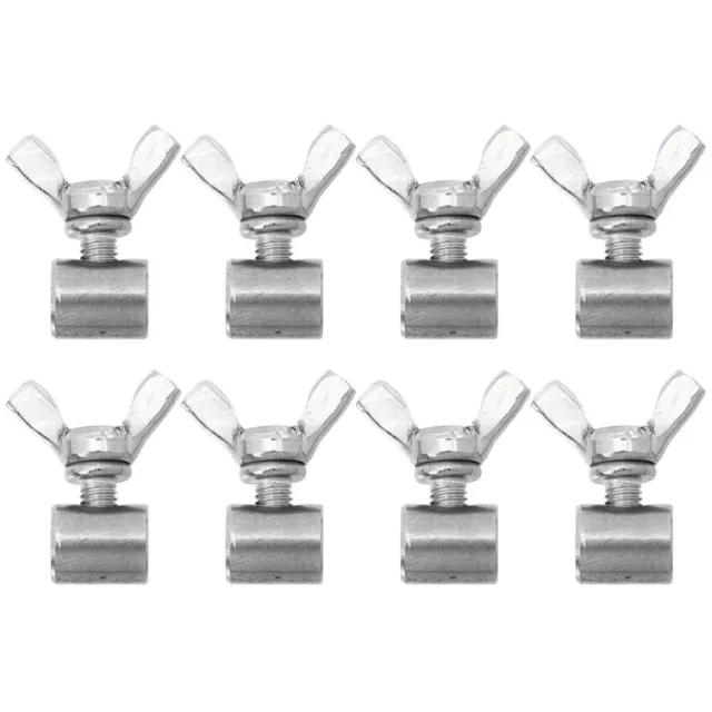 8 Pcs Outdoor Cable Clips Wire Clamps Small for Rope Metallic Line