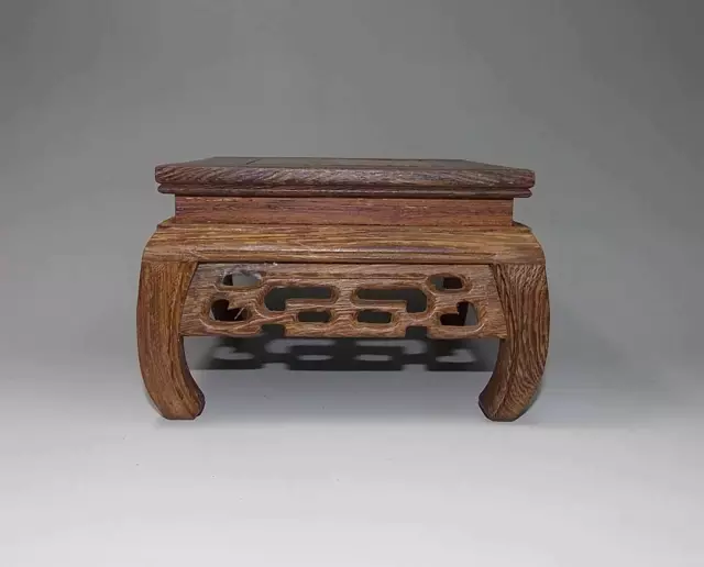 JiChi wood square Base Display stand For vase bottle teapot flowerpot 7 inch N