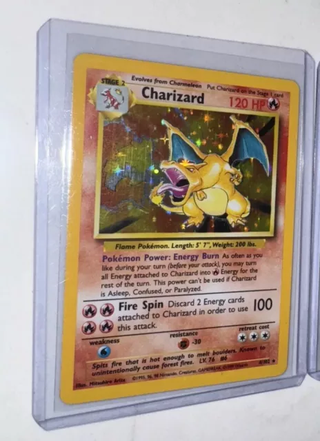 Pokemon Charizard Base Holo Card Base Set WOTC English Great Condition