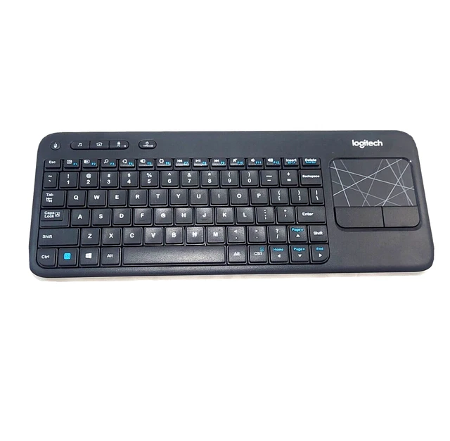 LOGITECH K400R BLACK Wireless Keyboard with BuiltIn Touchpad & USB