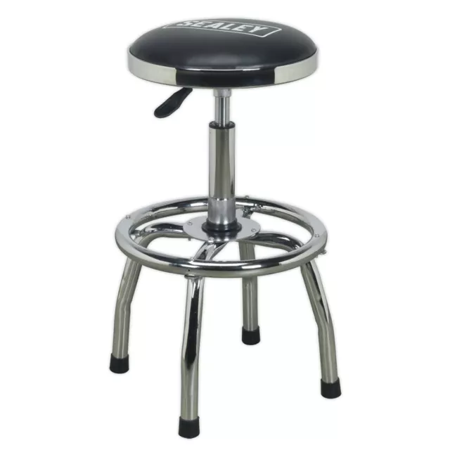 Sealey SCR17 Atelier Tabouret Résistant Pneumatique Avec Réglable Hauteur Swivel