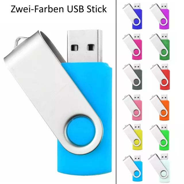 USB Germany Dos Colores Pegar Swivel Skyblue Plus Segundo para El Selección