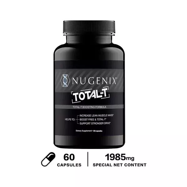 Nugenix Total-T - Natural Testosterone Booster for Men, 60 Capsules