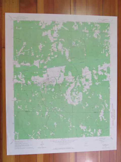 Millport Alabama 1968 Original Vintage USGS Topo Map