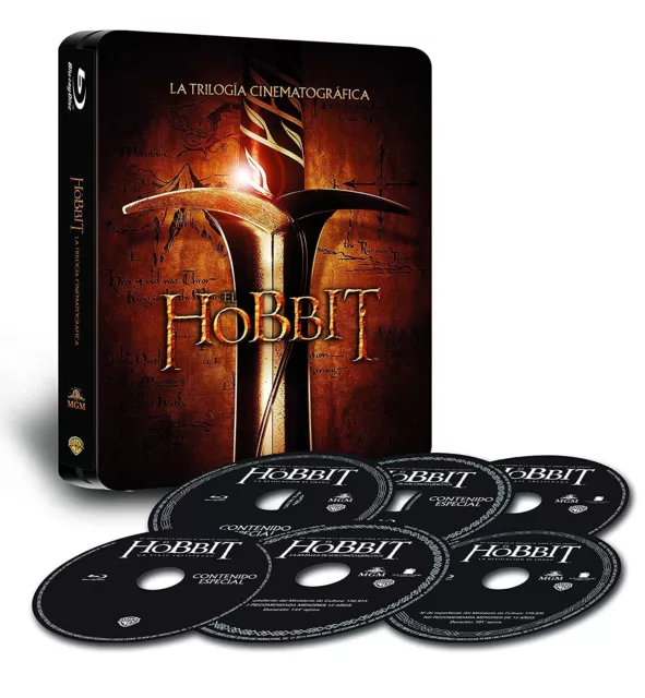 Trilogía El Hobbit - Edición Metálica Blu-ray (21 Abril 2015 descatalogado) (Ste