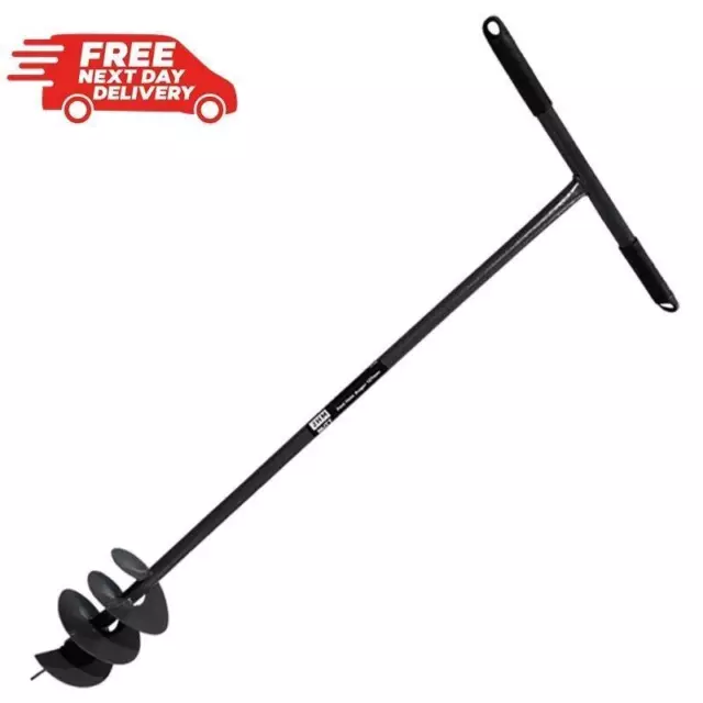 Fence Post Hole Auger Steel 5" 127Mm Manual Hand Earth Ground Digger Borer