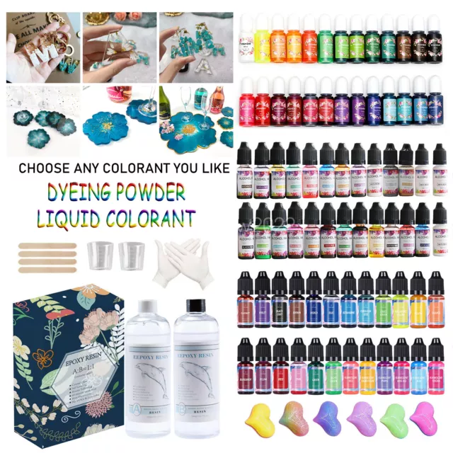 12Colors 5ML Epoxy Resin Pigment Concentrated Resin Dye Liquid