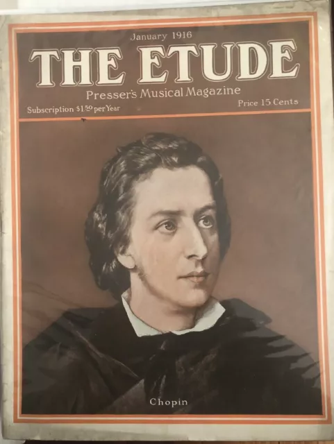 The Etude Music Magazine VINTAGE 1916-1933 Very Good condition YOU PICK!