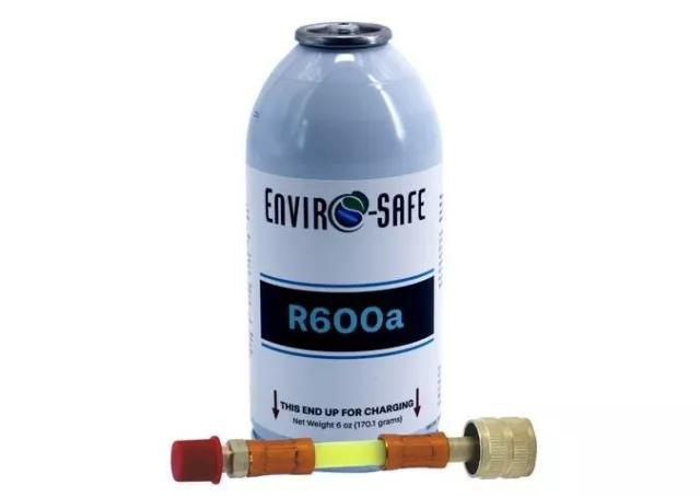R600a Refrigerant w/ Proseal Mini Inject with UV Leak Detector Dye