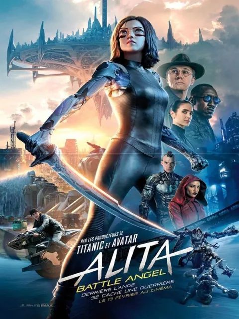 Affiche Pliée 40x60cm ALITA : BATTLE ANGEL (2019) Rosa Salazar NEUVE